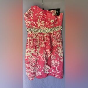 Lilly Pulitzer Strapless Pink Dress